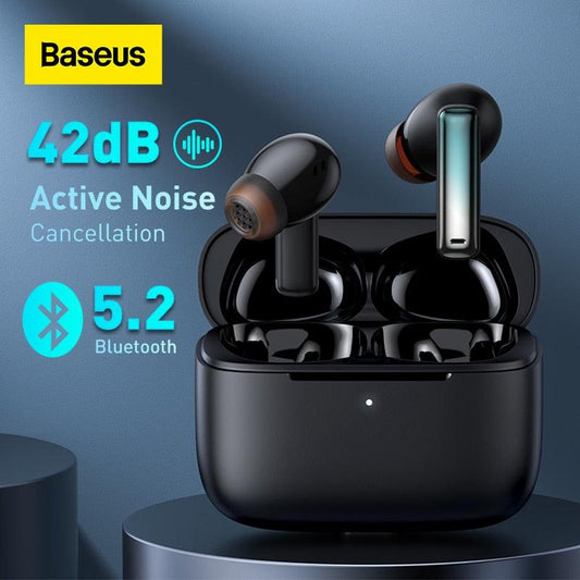 Fone de Ouvidos Baseus Noise Cancelling, Bluetooth 5.2 - NERD BEM TRAJADO