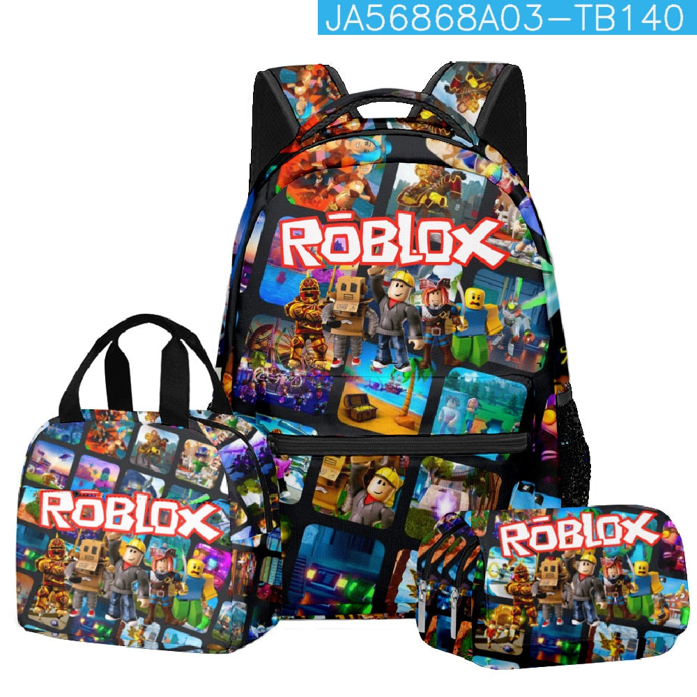 Conjunto garrafa e/ou identificador de mochila temático Roblox – Mercado  de Arte